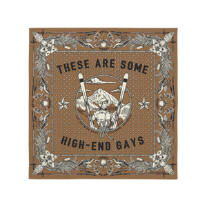 High-End Ski Week Bandana - Toffee Brown