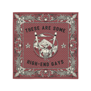 High-End Gays Bandana - Faded Red